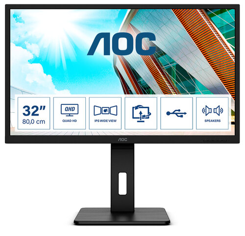 Περισσότερες πληροφορίες για "AOC Q32P2CA (31.5"/Quad HD)"