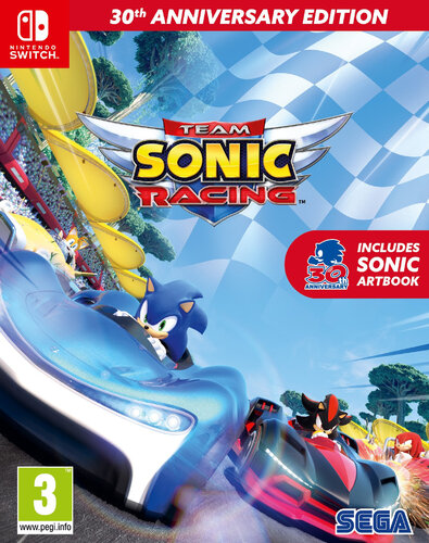 Περισσότερες πληροφορίες για "SEGA Team Sonic Racing 30th Anniversary Edition (Nintendo Switch)"