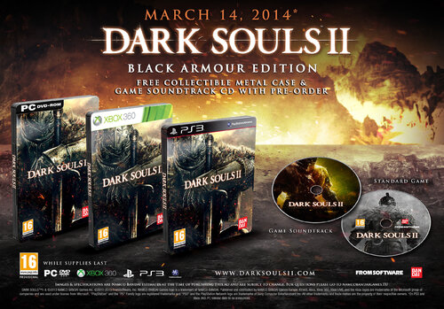 Περισσότερες πληροφορίες για "BANDAI NAMCO Entertainment Dark Souls II: Black Armor Edition (PC)"