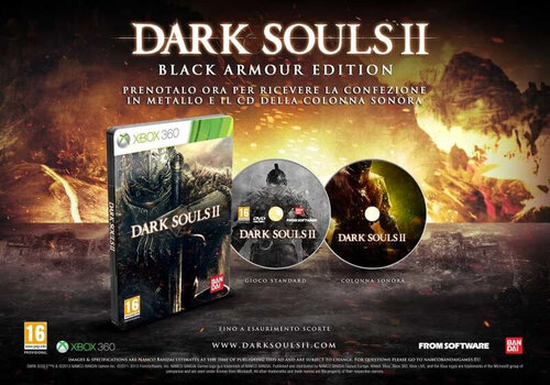 Περισσότερες πληροφορίες για "BANDAI NAMCO Entertainment Dark Souls 2 - Black Armour Edition (Xbox 360)"