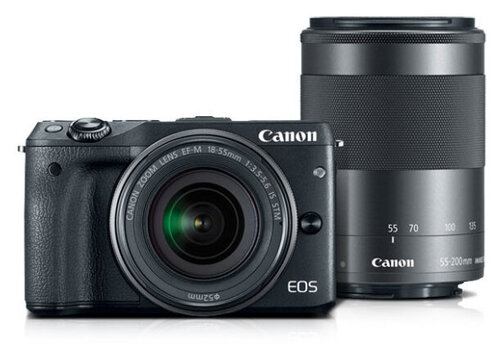 Περισσότερες πληροφορίες για "Canon EOS M3 + EF-M 18-55mm IS STM 55-200mm 32GB Bundle"