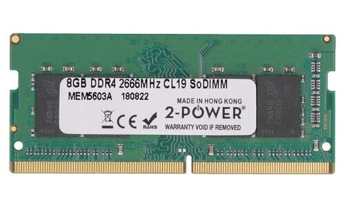 Περισσότερες πληροφορίες για "2-Power 2P-4X70U39094 (8 GB/DDR4/2666MHz)"