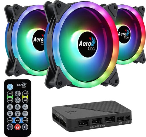 Περισσότερες πληροφορίες για "Aerocool Duo 12 Pro (12cm/6-pin/Μαύρο)"