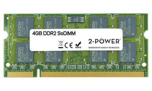 Περισσότερες πληροφορίες για "2-Power 2P-CF-WMBA804G (4 GB/DDR2/800MHz)"