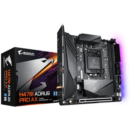 Περισσότερες πληροφορίες για "Gigabyte H470I AORUS PRO AX"