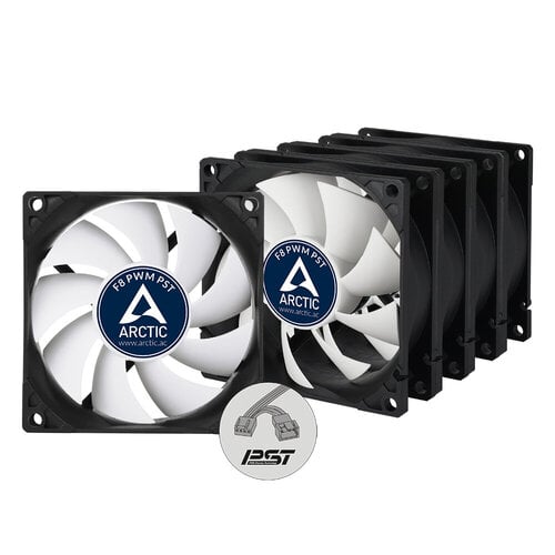 Περισσότερες πληροφορίες για "ARCTIC F8 PWM PST - 80 mm Case Fan (8cm/4 ακίδων/Μαύρο, Άσπρο)"