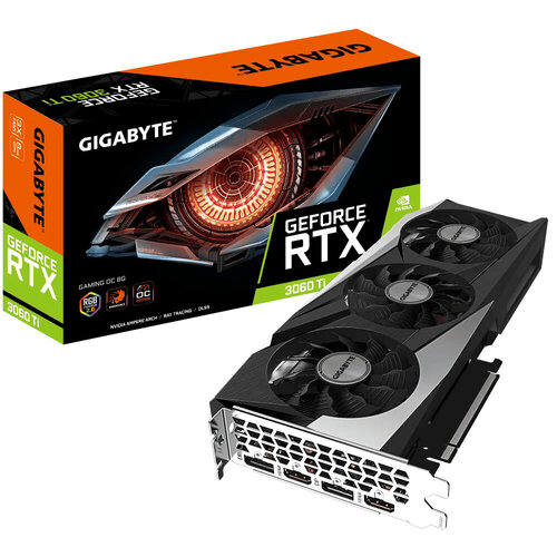 Περισσότερες πληροφορίες για "Gigabyte GeForce RTX 3060 Ti GAMING OC 8G (rev. 2.0)"