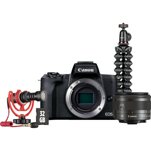 Περισσότερες πληροφορίες για "Canon EOS M50 Mark II + EF-M 15-45mm IS STM Vlogger Kit"