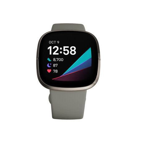 Περισσότερες πληροφορίες για "Fitbit Versa Sense Sage Grey Silver (Γκρι/Ελαστομερές)"