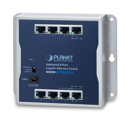 Περισσότερες πληροφορίες για "PLANET Industrial 8-Port 10/100/1000T Wall-mounted - Switch Kupferdraht"