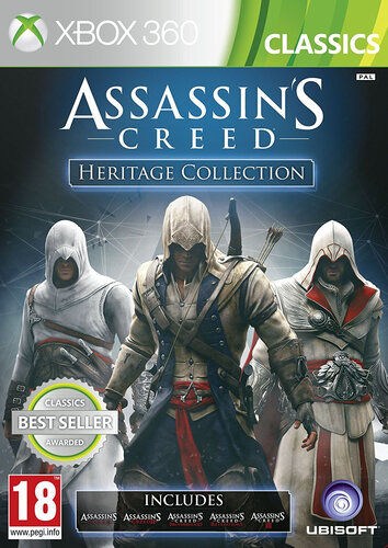 Περισσότερες πληροφορίες για "Ubisoft Assassin's Creed: Heritage Collection (Xbox 360)"