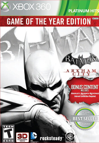 Περισσότερες πληροφορίες για "Warner Bros Batman: Arkham City - GOTY (Xbox 360)"