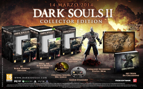 Περισσότερες πληροφορίες για "BANDAI NAMCO Entertainment Dark Souls 2: Collector Edition (PlayStation 3)"