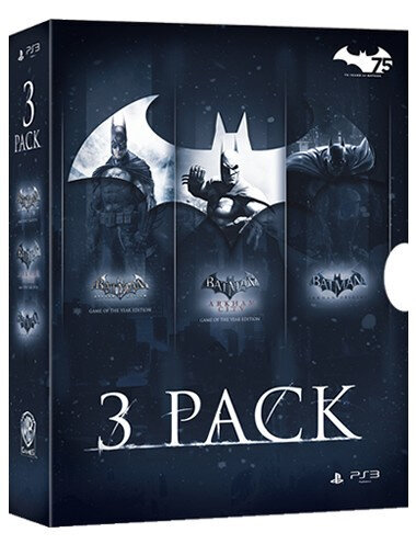 Περισσότερες πληροφορίες για "Warner Bros Batman: Arkham 3 Pack (PlayStation 3)"