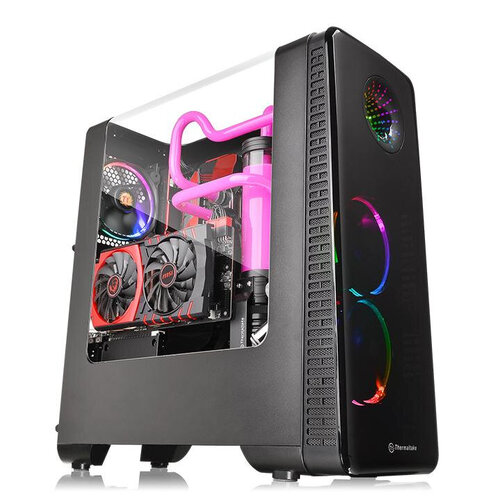 Περισσότερες πληροφορίες για "Thermaltake View 28 RGB Riing Edition (Midi Tower/Μαύρο)"