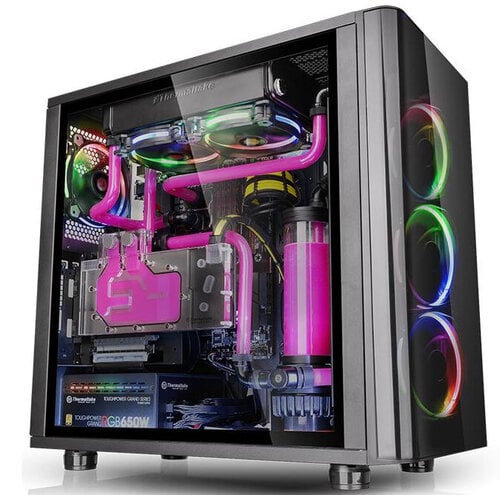 Περισσότερες πληροφορίες για "Thermaltake View 31 TG RGB (Midi Tower/Μαύρο)"