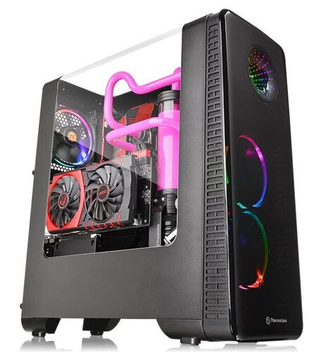 Περισσότερες πληροφορίες για "Thermaltake View 28 RGB (Midi Tower/Μαύρο)"