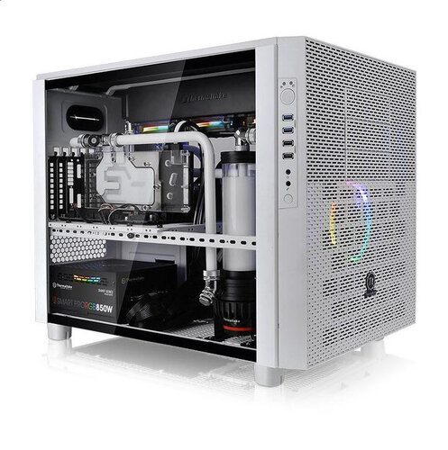 Περισσότερες πληροφορίες για "Thermaltake Core X5 Tempered Glass Snow Edition (Κύβος/Άσπρο)"