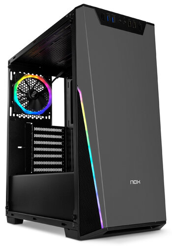 Περισσότερες πληροφορίες για "NOX Infinity Sigma RGB (Midi Tower/Μαύρο)"