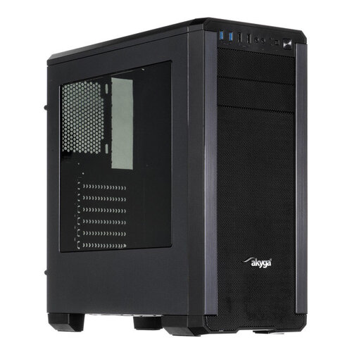 Περισσότερες πληροφορίες για "Akyga AKY012BK Gamer PC-Gehäuse Midi Tower ATX schwarz (Midi Tower/Μαύρο)"