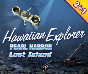 Περισσότερες πληροφορίες για "Denda Hawaiian Explorer bundel: Pearl Harbor & Lost Island (2 in 1) (PC)"