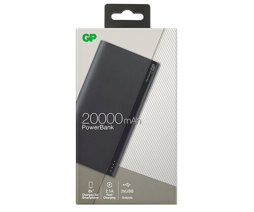 Περισσότερες πληροφορίες για "GP Batteries Portable PowerBank B20A (Γκρι/20000mAh)"