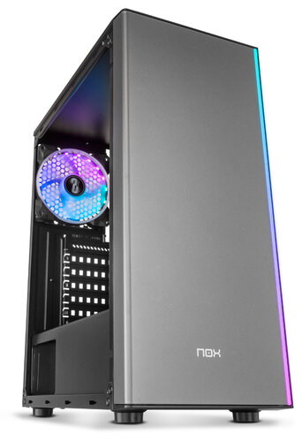 Περισσότερες πληροφορίες για "NOX Infinity Omega RGB (Midi Tower/Μαύρο)"