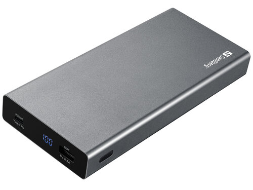 Περισσότερες πληροφορίες για "Sandberg Powerbank USB-C PD 100W 20000 (Γκρι/20000mAh)"