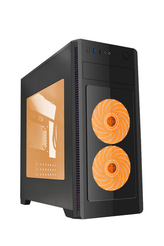 Περισσότερες πληροφορίες για "Gembird ATX case Fornax 1000O - orange led fans (Midi Tower/Μαύρο)"