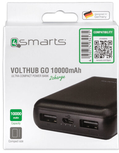 Περισσότερες πληροφορίες για "4smarts VoltHub Go (Μαύρο/10000mAh)"