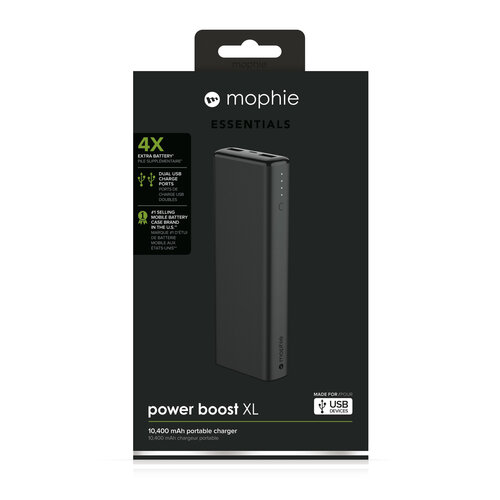 Περισσότερες πληροφορίες για "mophie Power boost 2nd gen - XL (Μαύρο/10400mAh)"