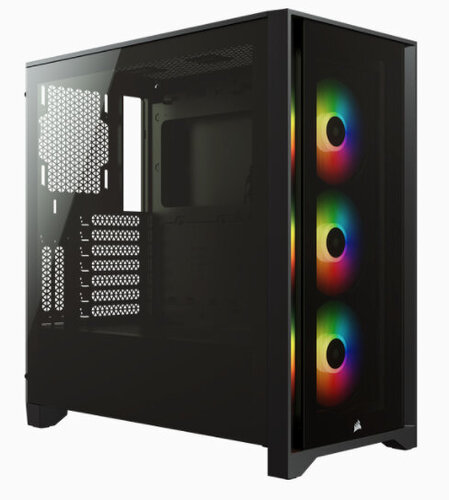 Περισσότερες πληροφορίες για "Corsair iCUE 4000X RGB (Midi Tower/Μαύρο)"