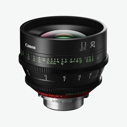 Περισσότερες πληροφορίες για "Canon CN-E 20mm T1.5 FP X"
