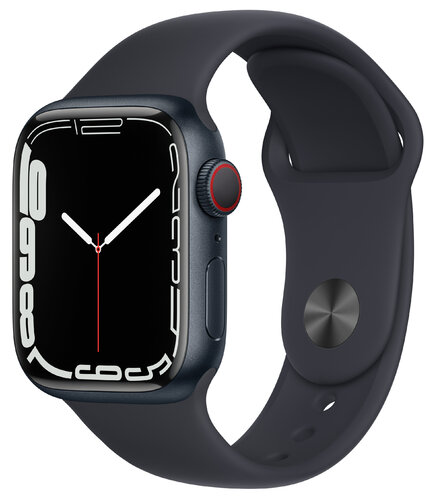 Περισσότερες πληροφορίες για "Apple Watch Series 7 (41mm/LTE/Μαύρο/Αλουμίνιο)"