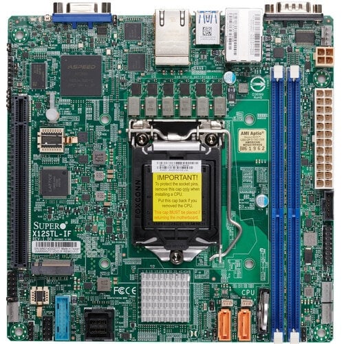 Περισσότερες πληροφορίες για "Supermicro MBD-X12STL-IF"