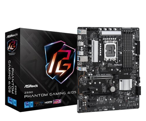 Περισσότερες πληροφορίες για "Asrock Z690 Phantom Gaming 4/D5"