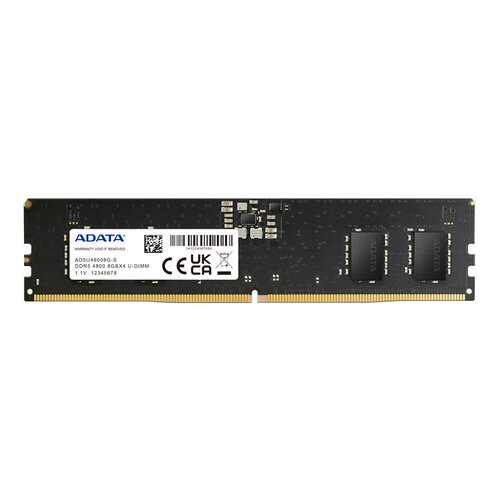 Περισσότερες πληροφορίες για "ADATA AD5U48008G-S (8 GB/DDR5/4800MHz)"