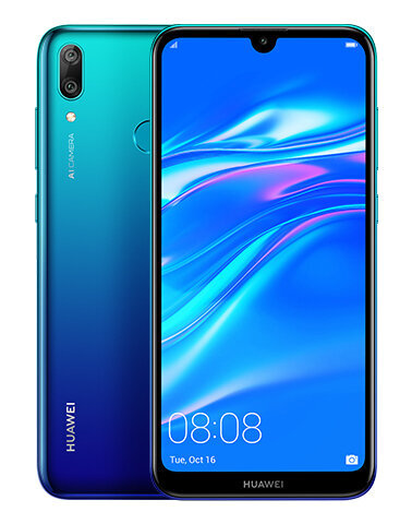 Περισσότερες πληροφορίες για "Huawei Y7 2019 (Μπλε/32 GB)"