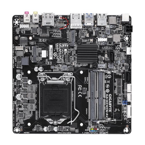 Περισσότερες πληροφορίες για "Gigabyte GA-H310TN-R2"