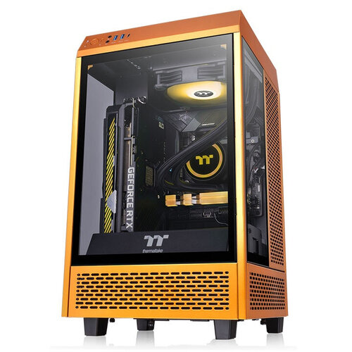 Περισσότερες πληροφορίες για "Thermaltake The Tower 100 Metallic Gold Mini (Mini Tower/Χρυσό)"