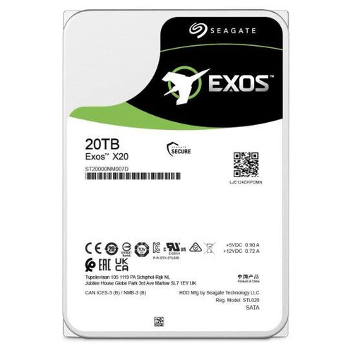 Περισσότερες πληροφορίες για "Seagate Enterprise ST20000NM007D"