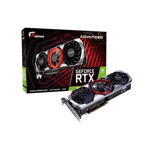 Περισσότερες πληροφορίες για "Colorful iGame GeForce RTX 3060 Ti Advanced OC LHR-V"