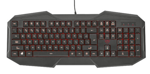 Περισσότερες πληροφορίες για "Trust GXT 830 GAMING KEYBOARD IT (Μαύρο/USB/LED)"