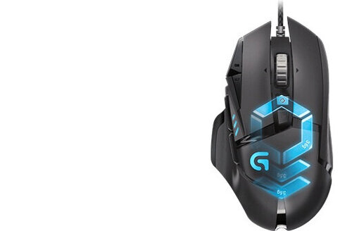 Περισσότερες πληροφορίες για "Logitech G502 (Μαύρο, Μπλε/12000DPI)"