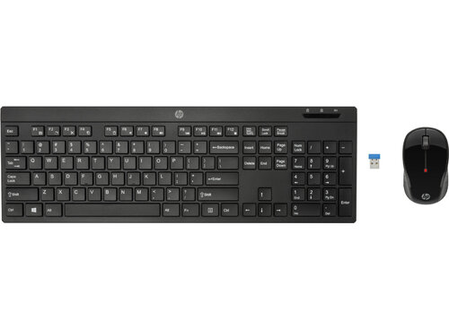 Περισσότερες πληροφορίες για "HP Wireless Keyboard & Mouse 200 (Μαύρο/RF Wireless)"