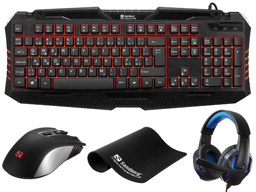 Περισσότερες πληροφορίες για "Sandberg Gaming Starter Kit Nordic (Μαύρο/USB)"