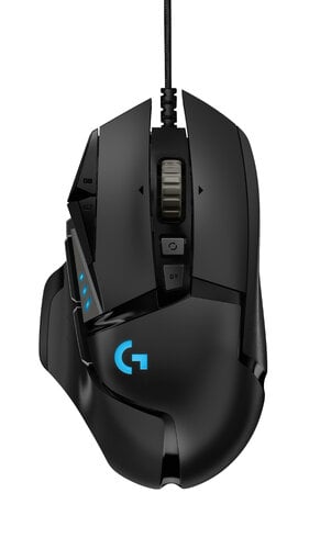 Περισσότερες πληροφορίες για "Logitech G G502 HERO High Performance Gaming Mouse (Μαύρο/16000DPI)"