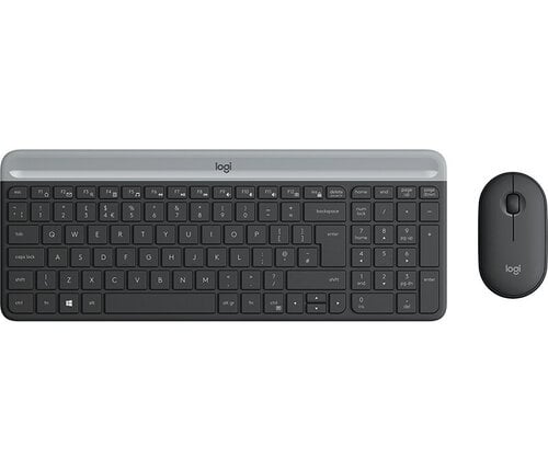 Περισσότερες πληροφορίες για "Logitech Slim Wireless Combo MK470 (Γραφίτης/RF Wireless)"