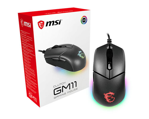 Περισσότερες πληροφορίες για "MSI Clutch GM11 (Μαύρο/5000DPI)"