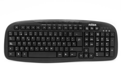 Περισσότερες πληροφορίες για "Nilox TECLADO MULTIMEDIA USB ESPANOL (Μαύρο/USB)"